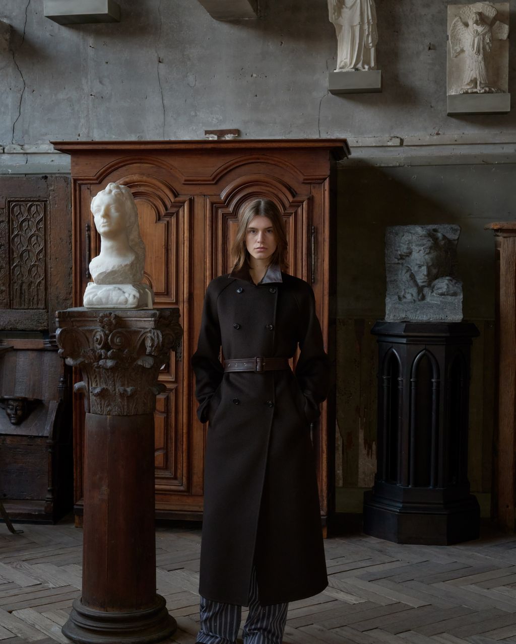 Fashion Week Paris Fall/Winter 2025 look 1 from the Sandro collection womenswear