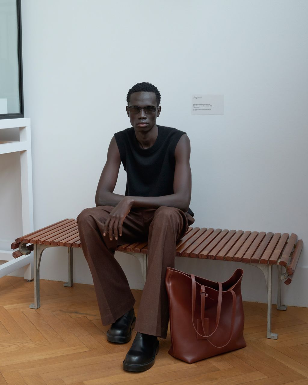 Fashion Week Paris Fall/Winter 2025 look 3 from the Sandro collection menswear