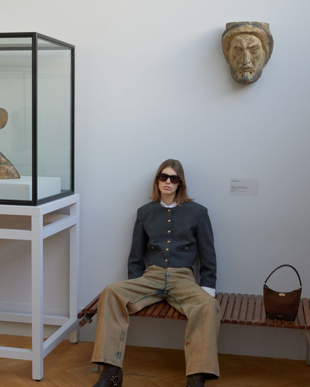 Fashion Week Paris Fall/Winter 2025 look 7 from the Sandro collection womenswear