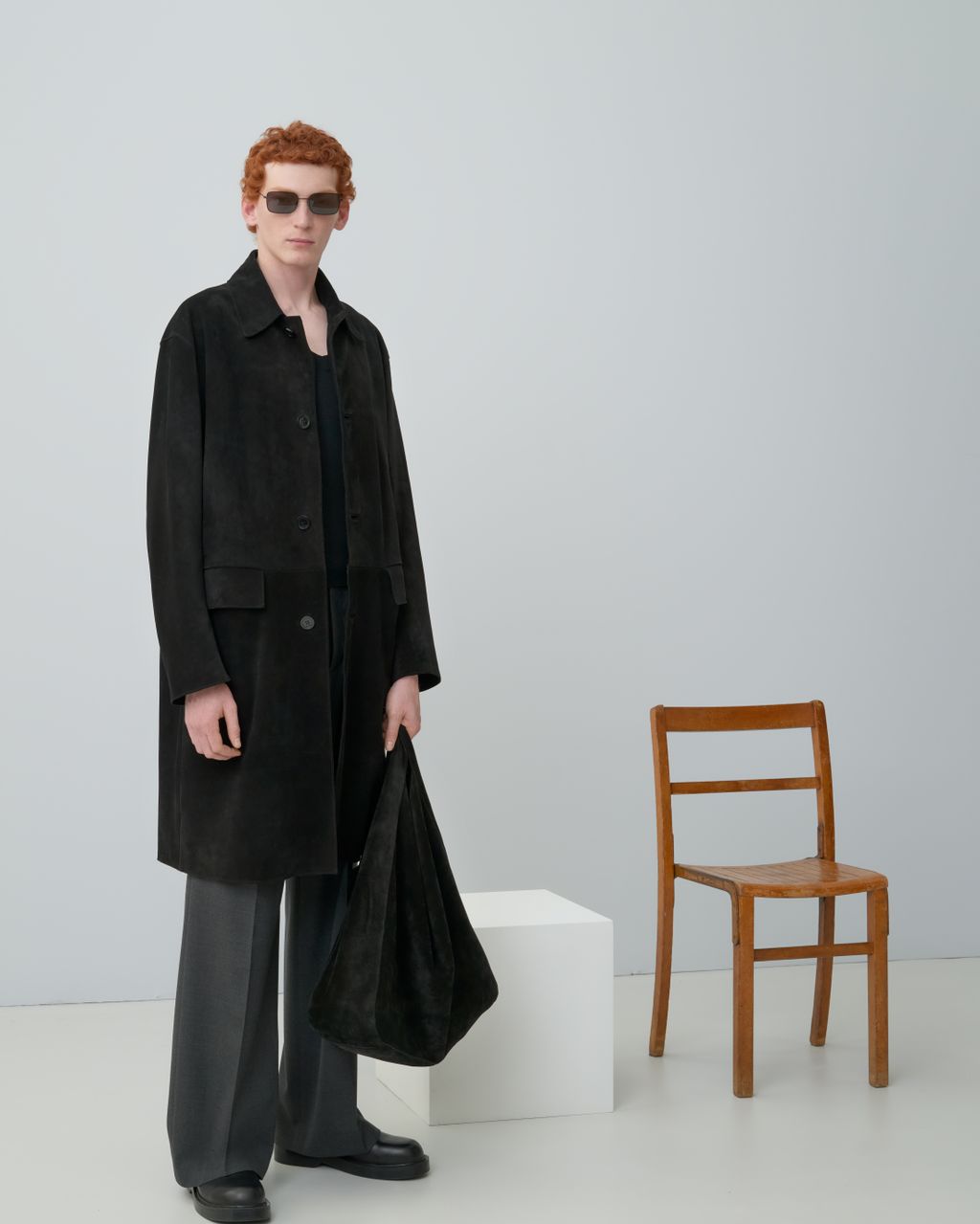 Fashion Week Paris Fall/Winter 2025 look 9 de la collection Sandro menswear