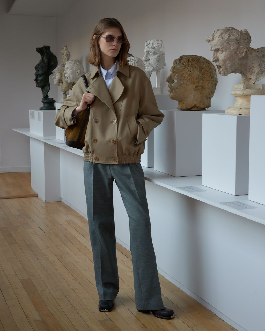 Fashion Week Paris Fall/Winter 2025 look 25 from the Sandro collection womenswear