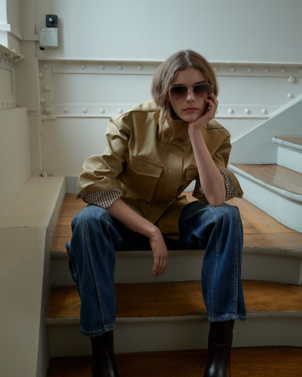 Fashion Week Paris Fall/Winter 2026 look 8 from the Sandro collection womenswear