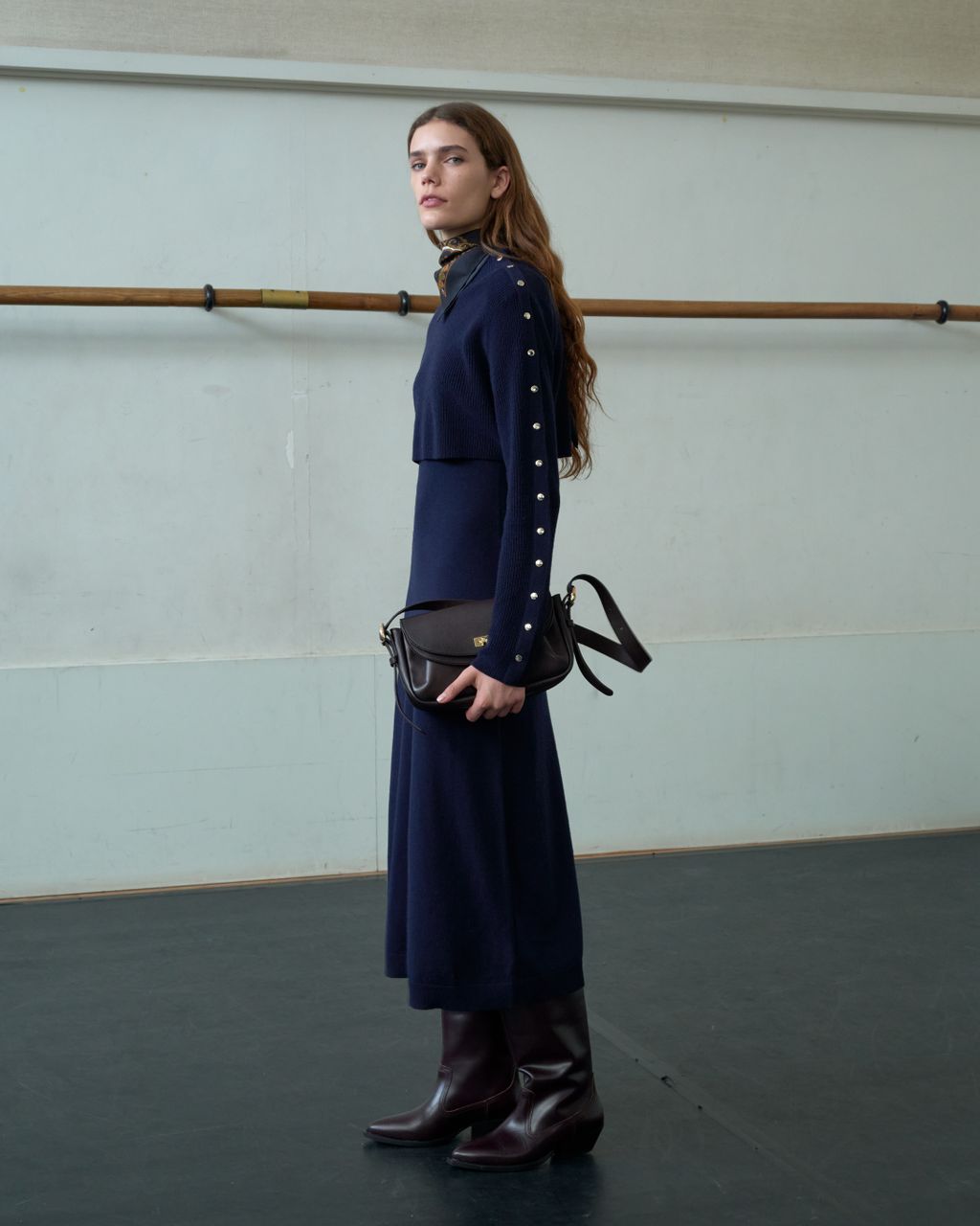Fashion Week Paris Fall/Winter 2026 look 13 de la collection Sandro womenswear