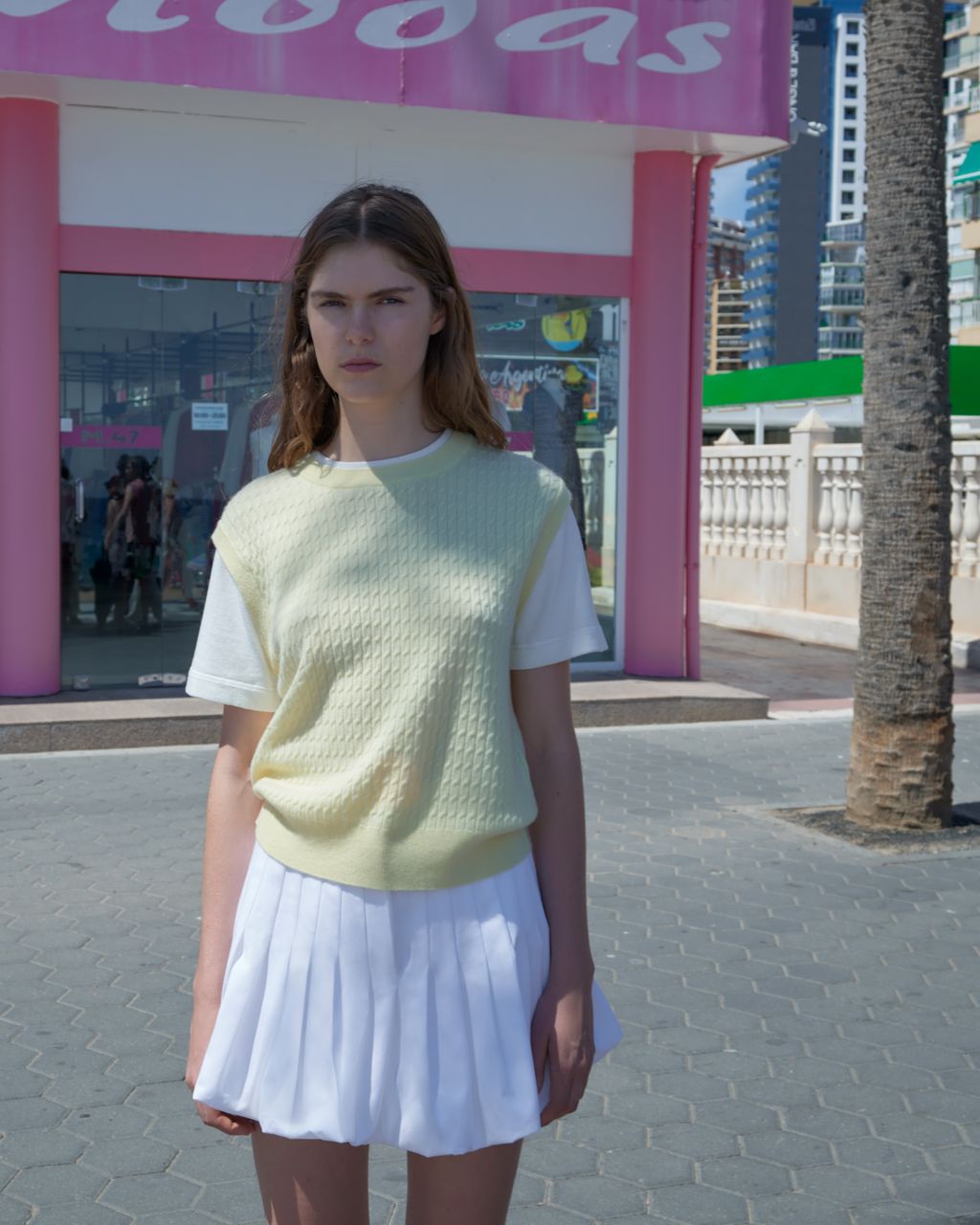 Fashion Week Paris Resort 2026 look 4 from the Sandro collection womenswear