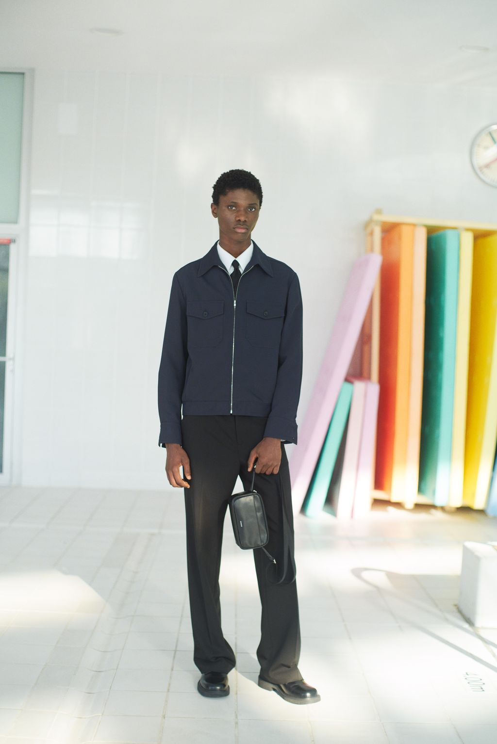 Fashion Week Paris Spring/Summer 2024 look 3 from the Sandro collection menswear