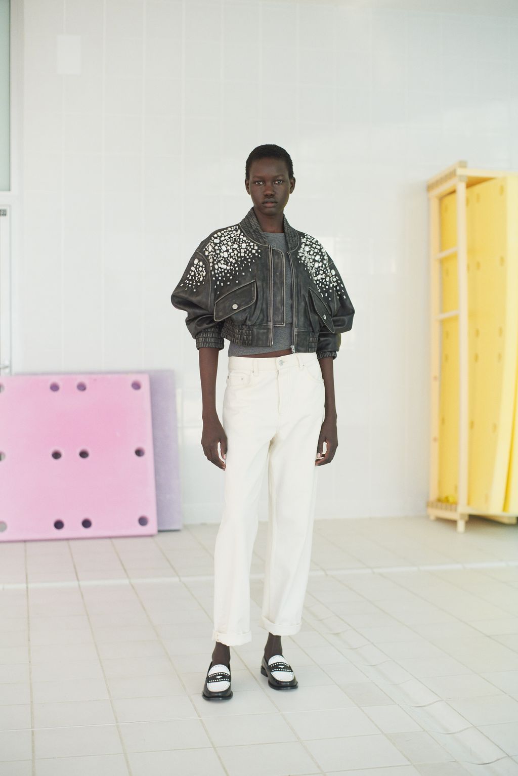 Fashion Week Paris Spring/Summer 2024 look 3 from the Sandro collection womenswear
