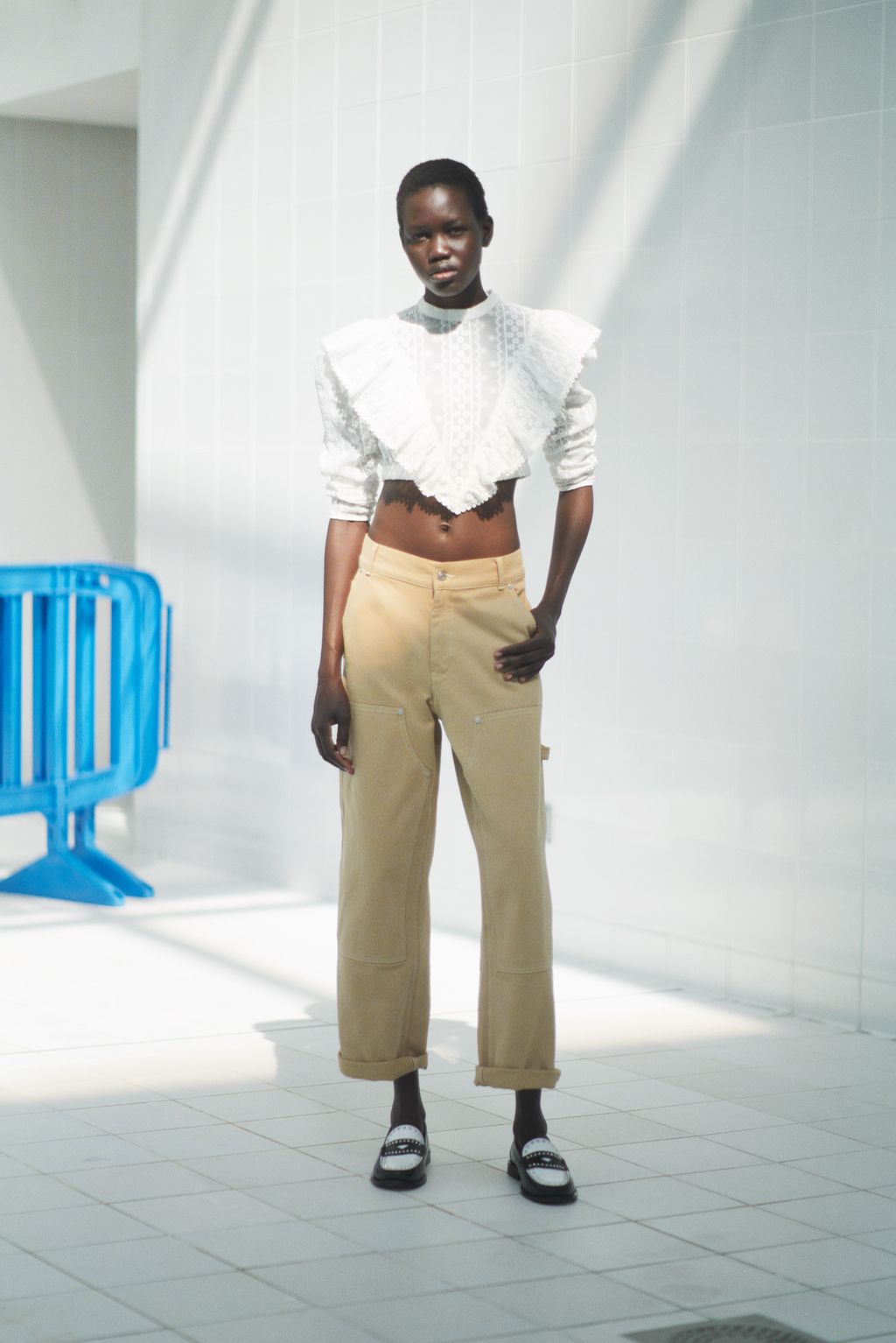 Fashion Week Paris Spring/Summer 2024 look 10 from the Sandro collection womenswear