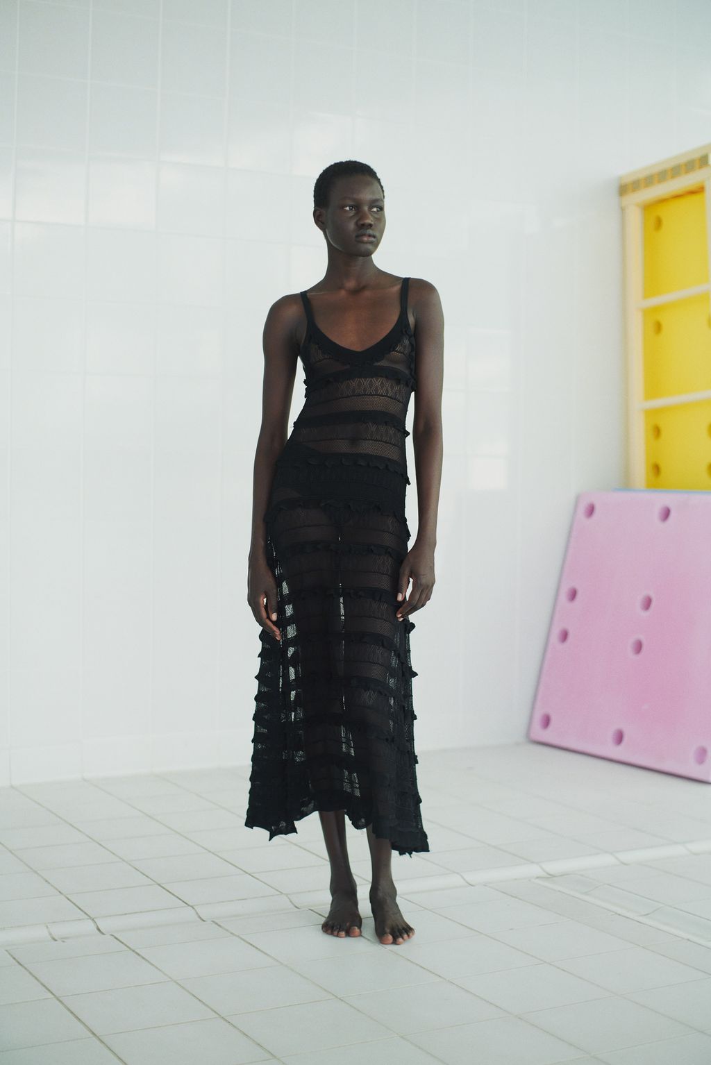 Fashion Week Paris Spring/Summer 2024 look 19 from the Sandro collection womenswear