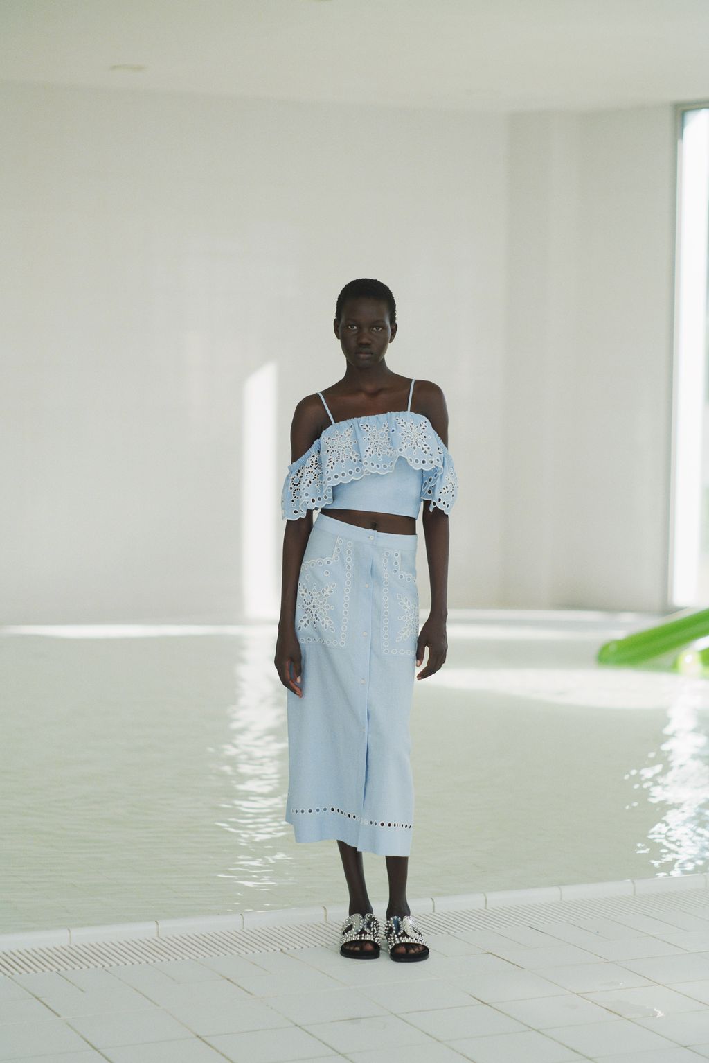 Fashion Week Paris Spring/Summer 2024 look 22 from the Sandro collection womenswear