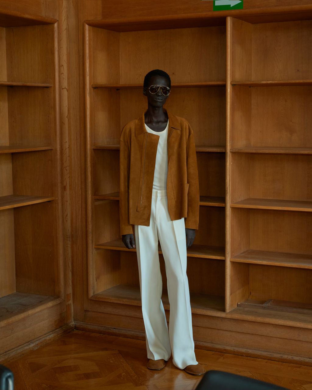 Fashion Week Paris Spring/Summer 2026 look 20 from the Sandro collection menswear