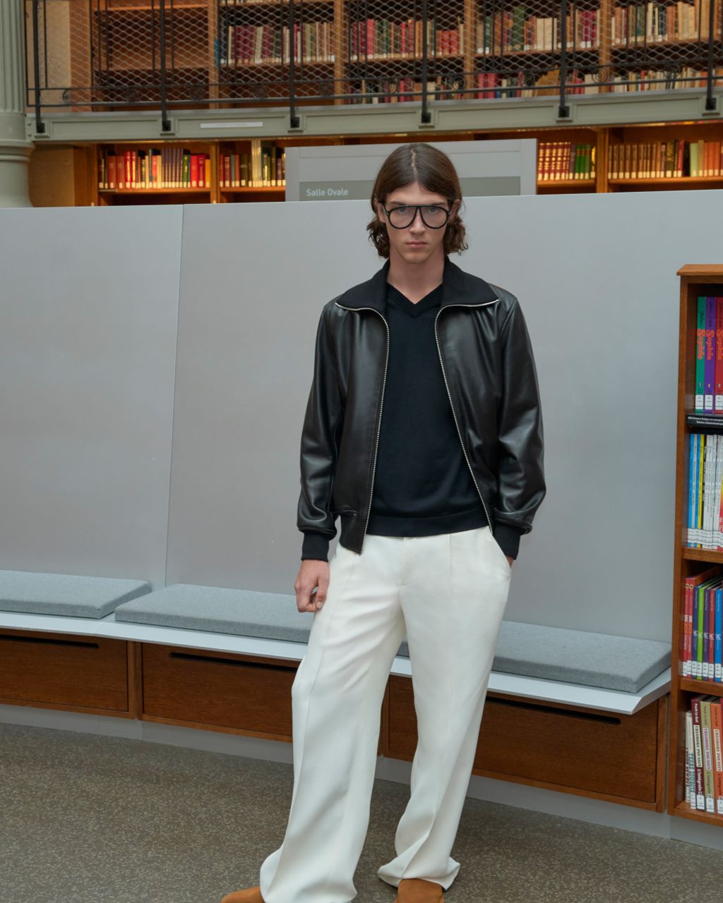 Fashion Week Paris Spring/Summer 2026 look 22 de la collection Sandro menswear