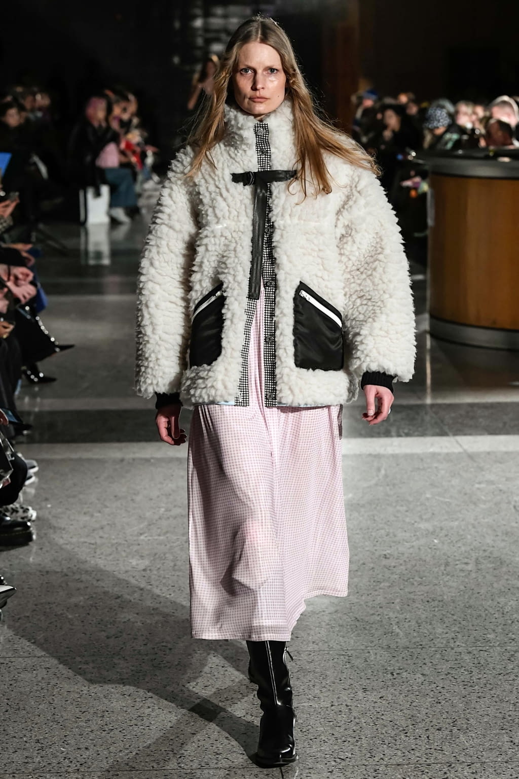 Fashion Week New York Fall/Winter 2020 look 7 de la collection Sandy Liang womenswear