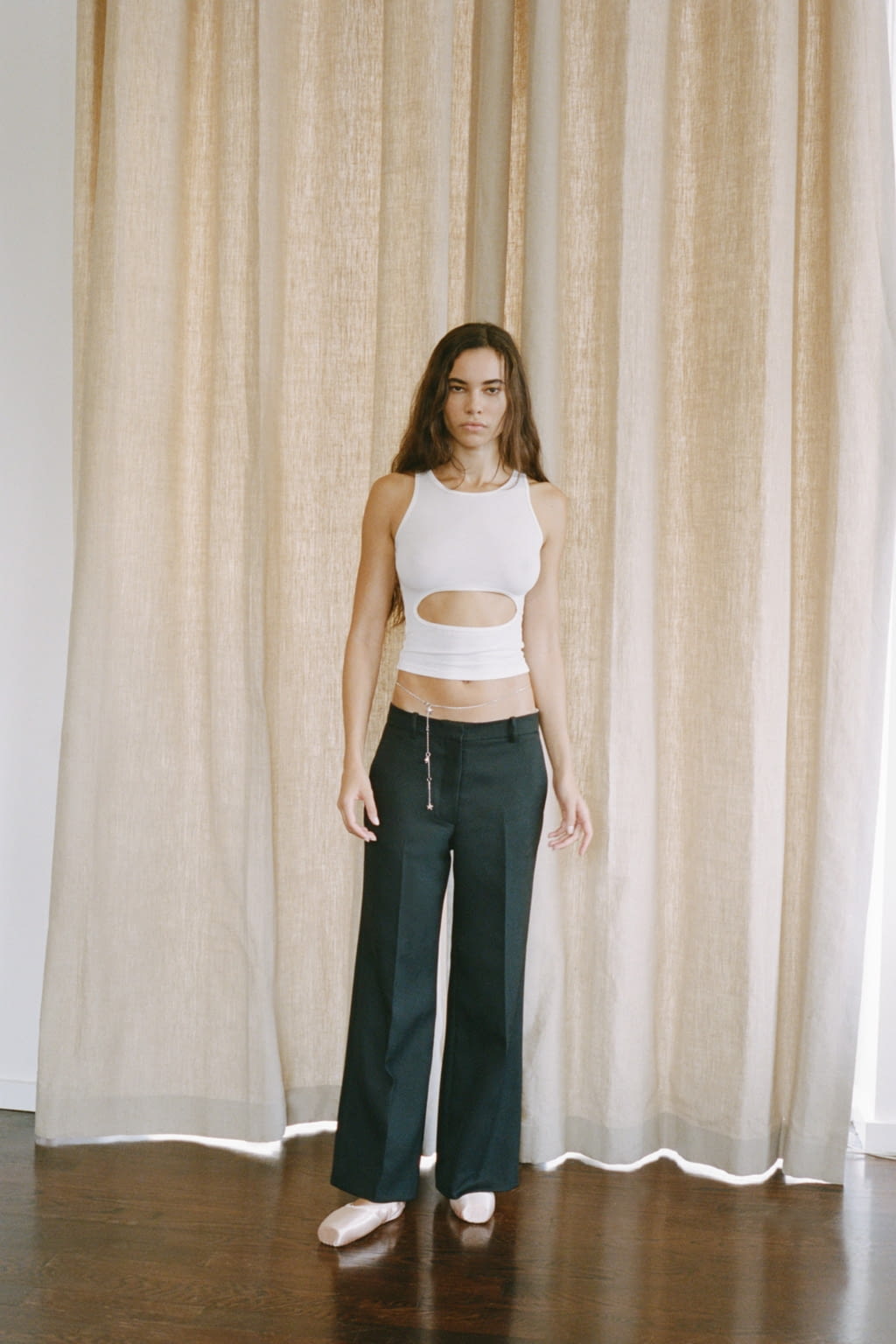 Fashion Week New York Spring/Summer 2021 look 4 from the Sandy Liang collection womenswear