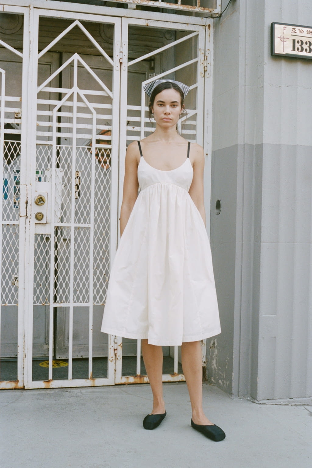 Fashion Week New York Spring/Summer 2021 look 13 from the Sandy Liang collection womenswear