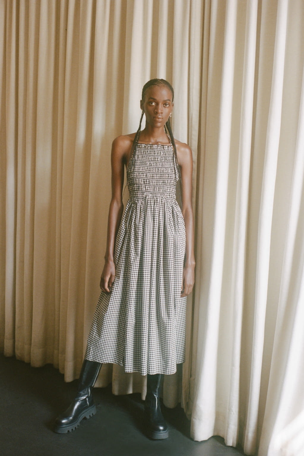 Fashion Week New York Spring/Summer 2021 look 16 from the Sandy Liang collection womenswear