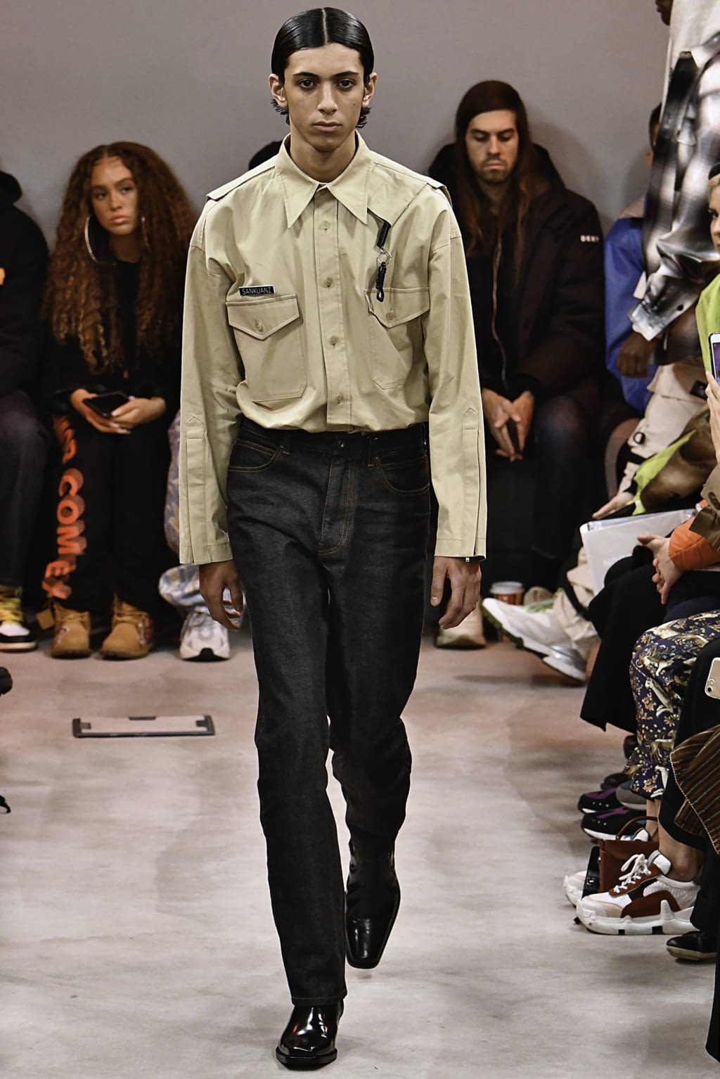 Fashion Week Paris Fall/Winter 2019 look 22 from the Sankuanz collection menswear