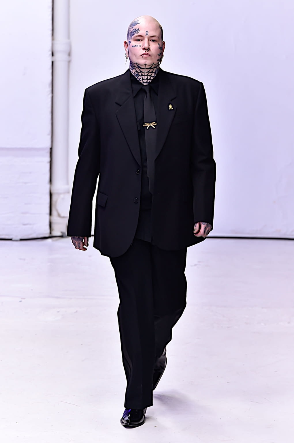 Fashion Week Paris Fall/Winter 2020 look 4 from the Sankuanz collection menswear