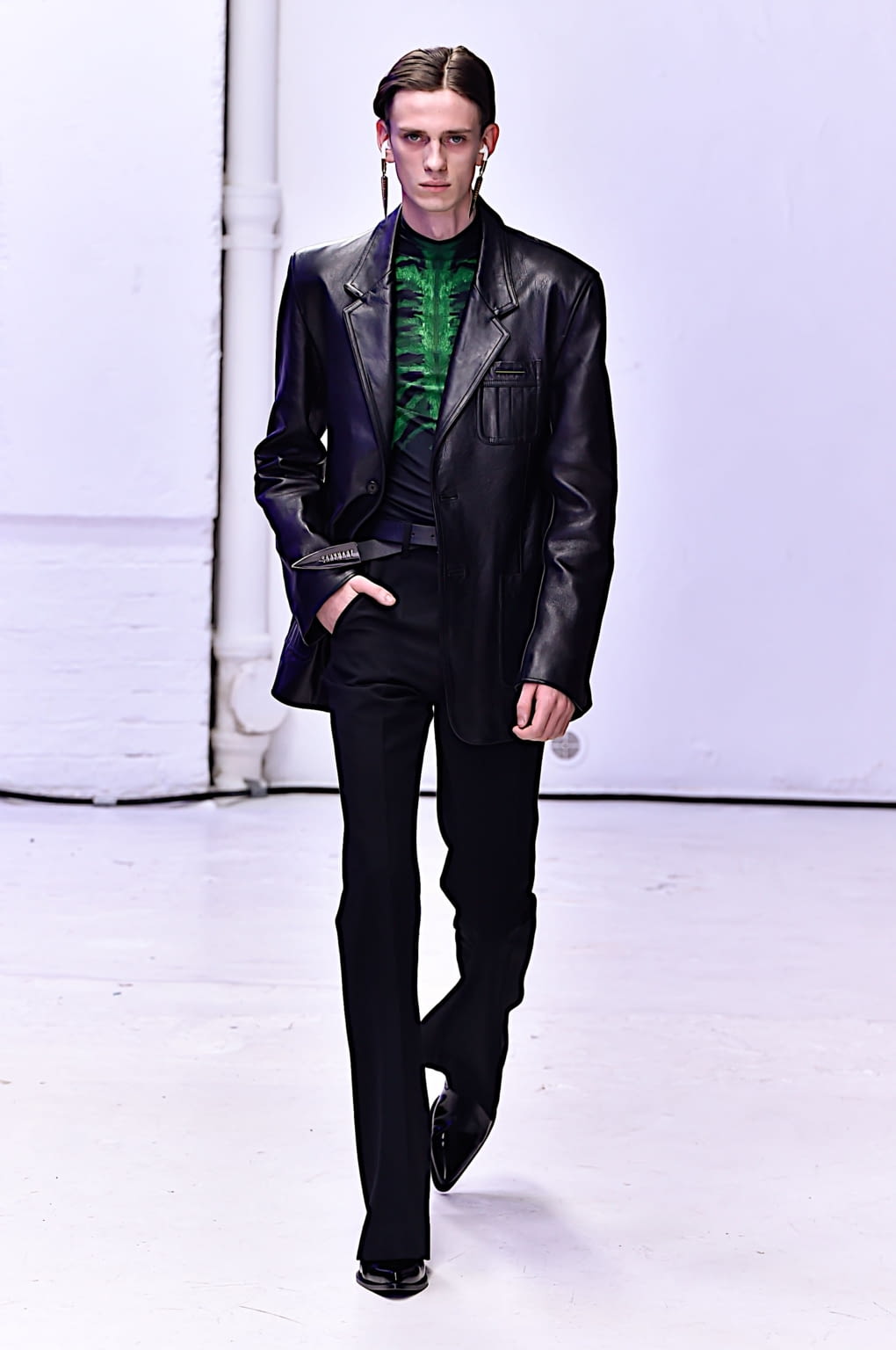 Fashion Week Paris Fall/Winter 2020 look 5 from the Sankuanz collection menswear