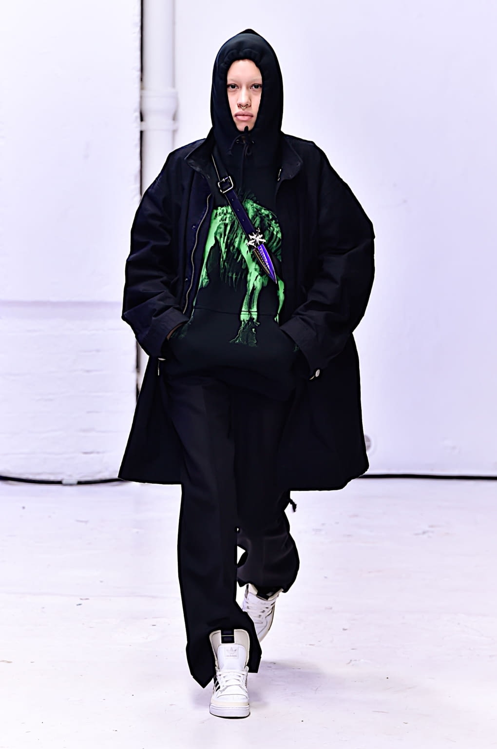 Fashion Week Paris Fall/Winter 2020 look 12 from the Sankuanz collection menswear