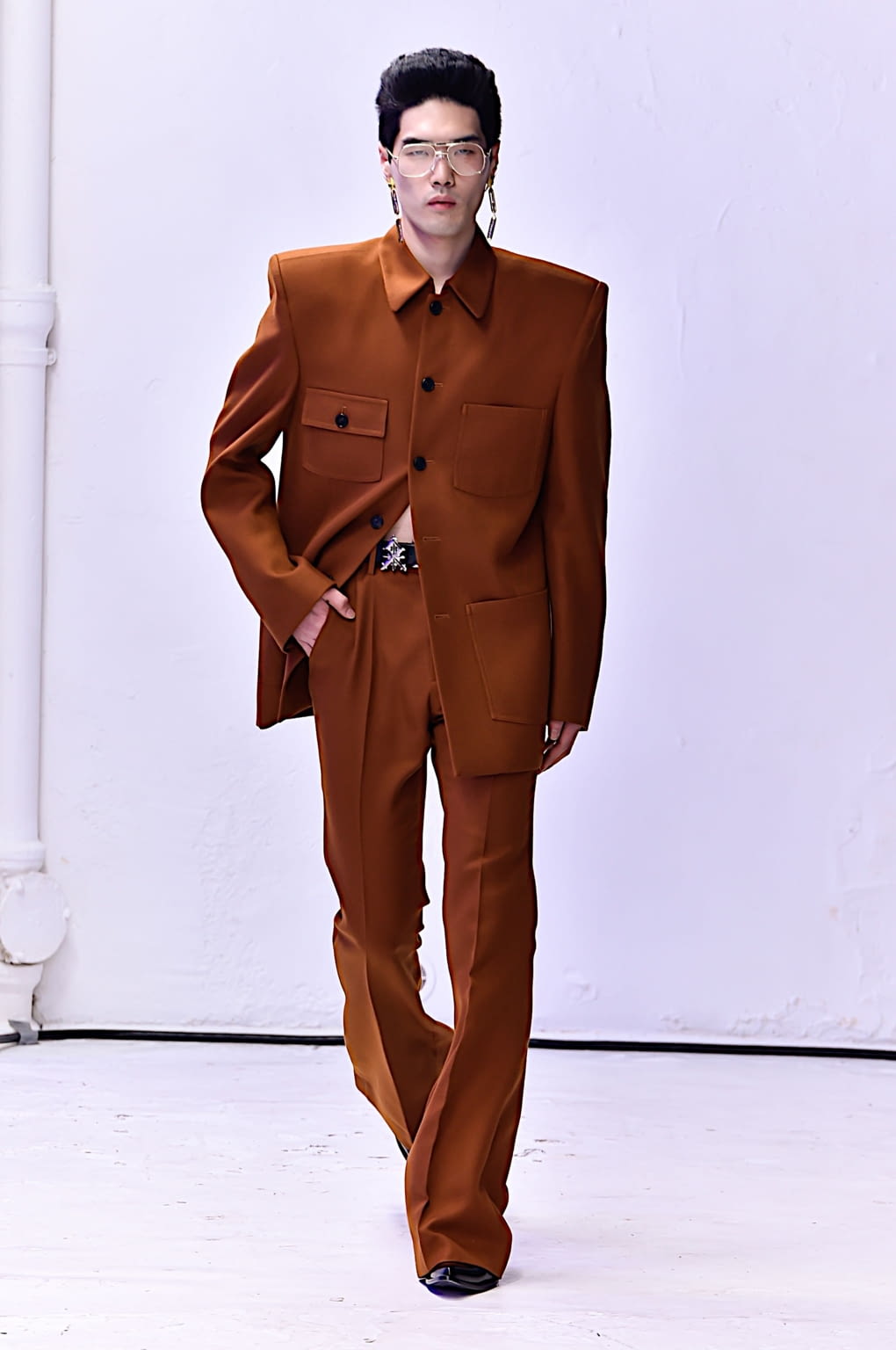 Fashion Week Paris Fall/Winter 2020 look 22 from the Sankuanz collection menswear