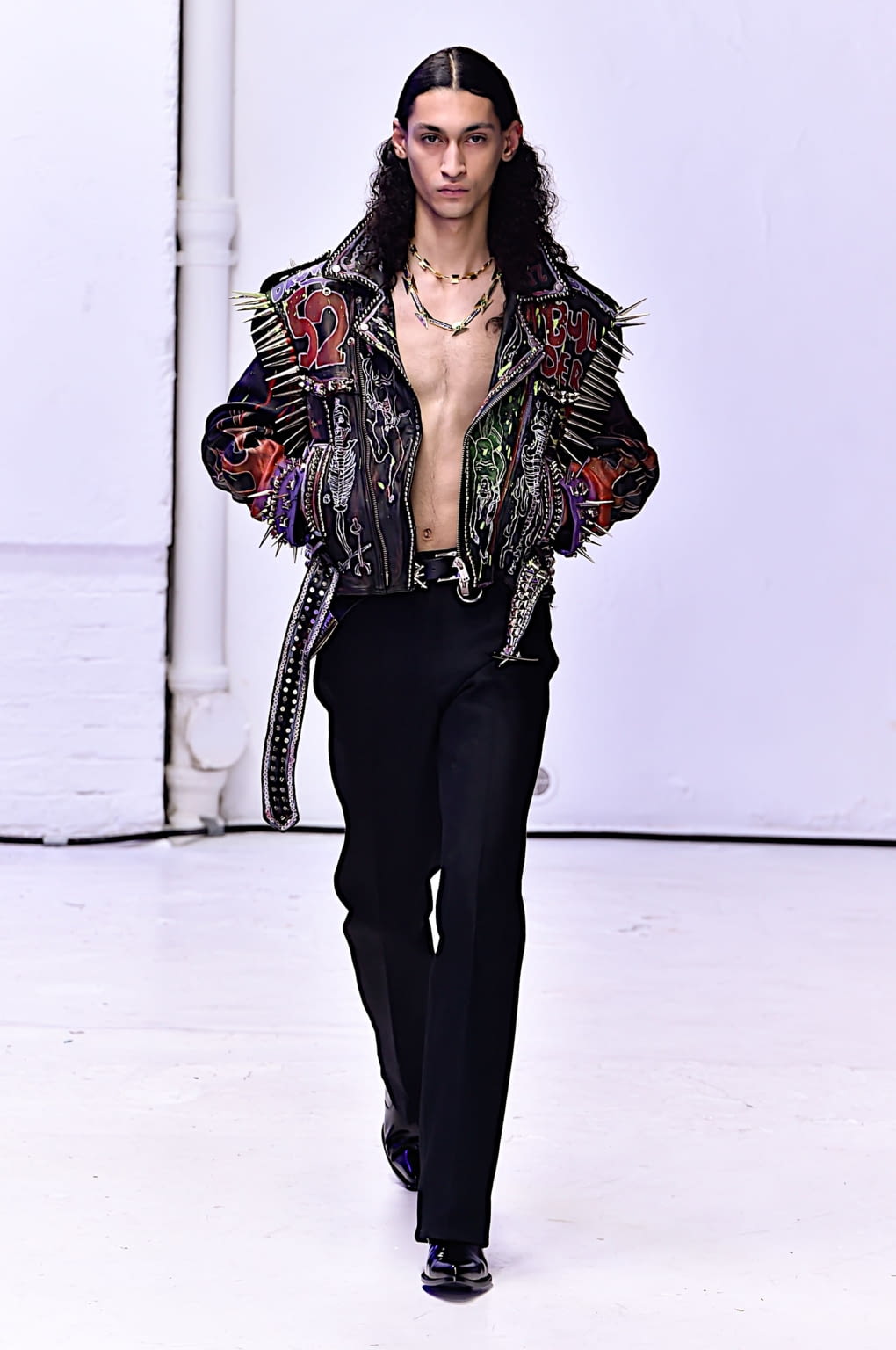 Fashion Week Paris Fall/Winter 2020 look 34 from the Sankuanz collection menswear