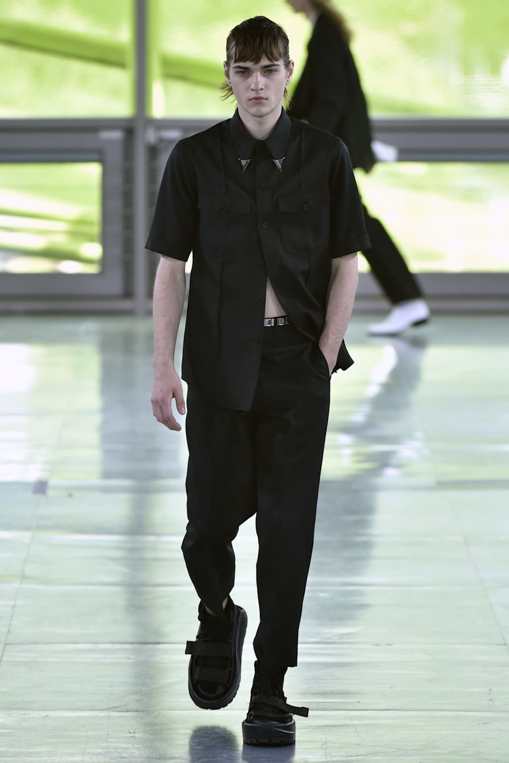 Fashion Week Paris Spring/Summer 2019 look 5 from the Sankuanz collection menswear