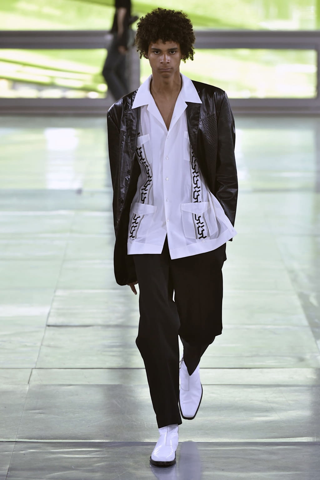 Fashion Week Paris Spring/Summer 2019 look 9 from the Sankuanz collection menswear