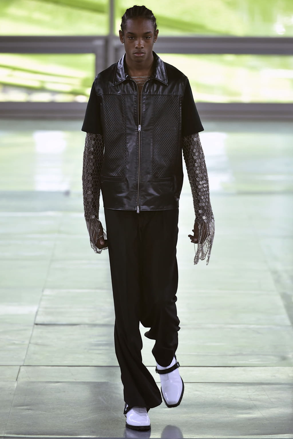 Fashion Week Paris Spring/Summer 2019 look 11 from the Sankuanz collection menswear