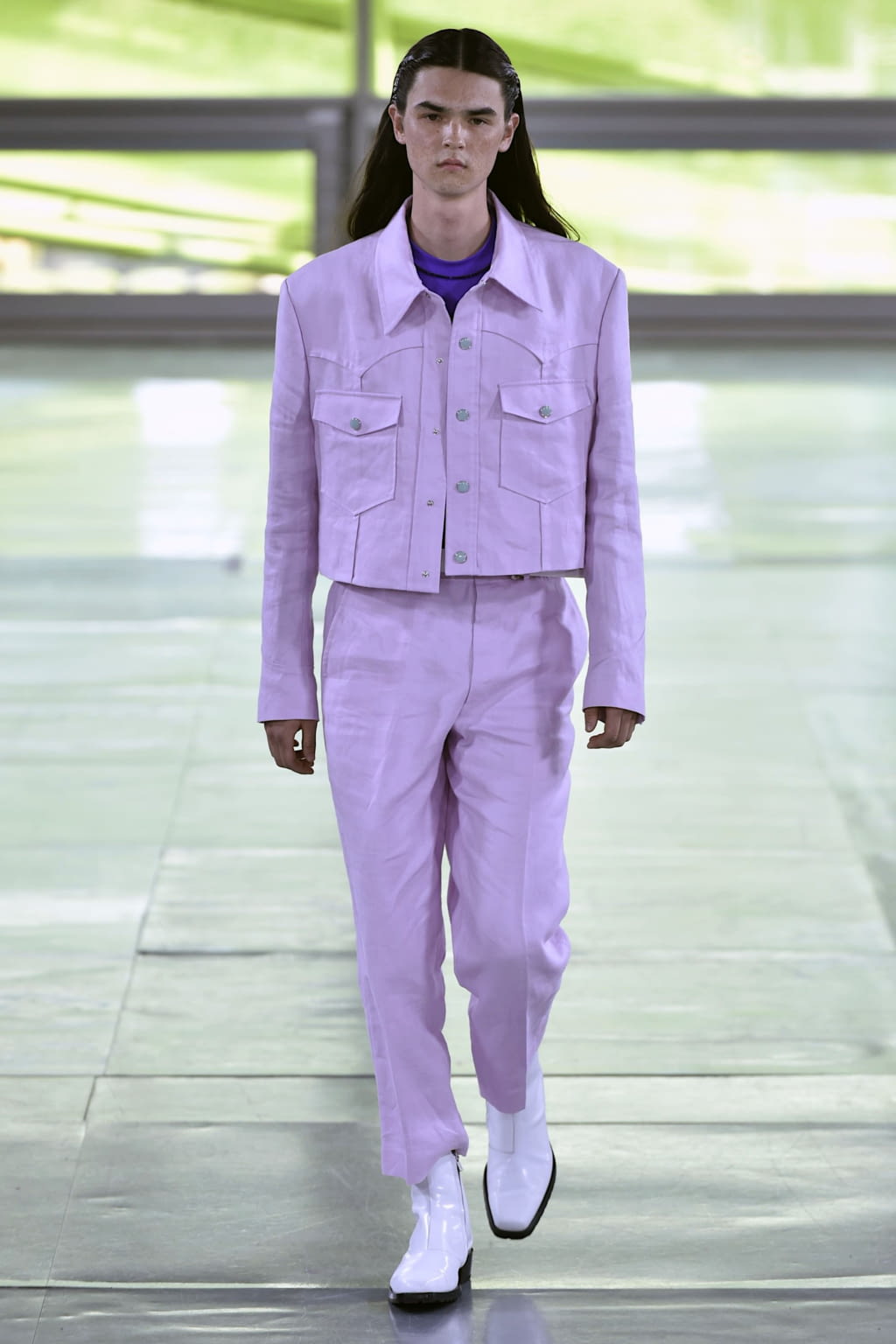 Fashion Week Paris Spring/Summer 2019 look 17 from the Sankuanz collection menswear