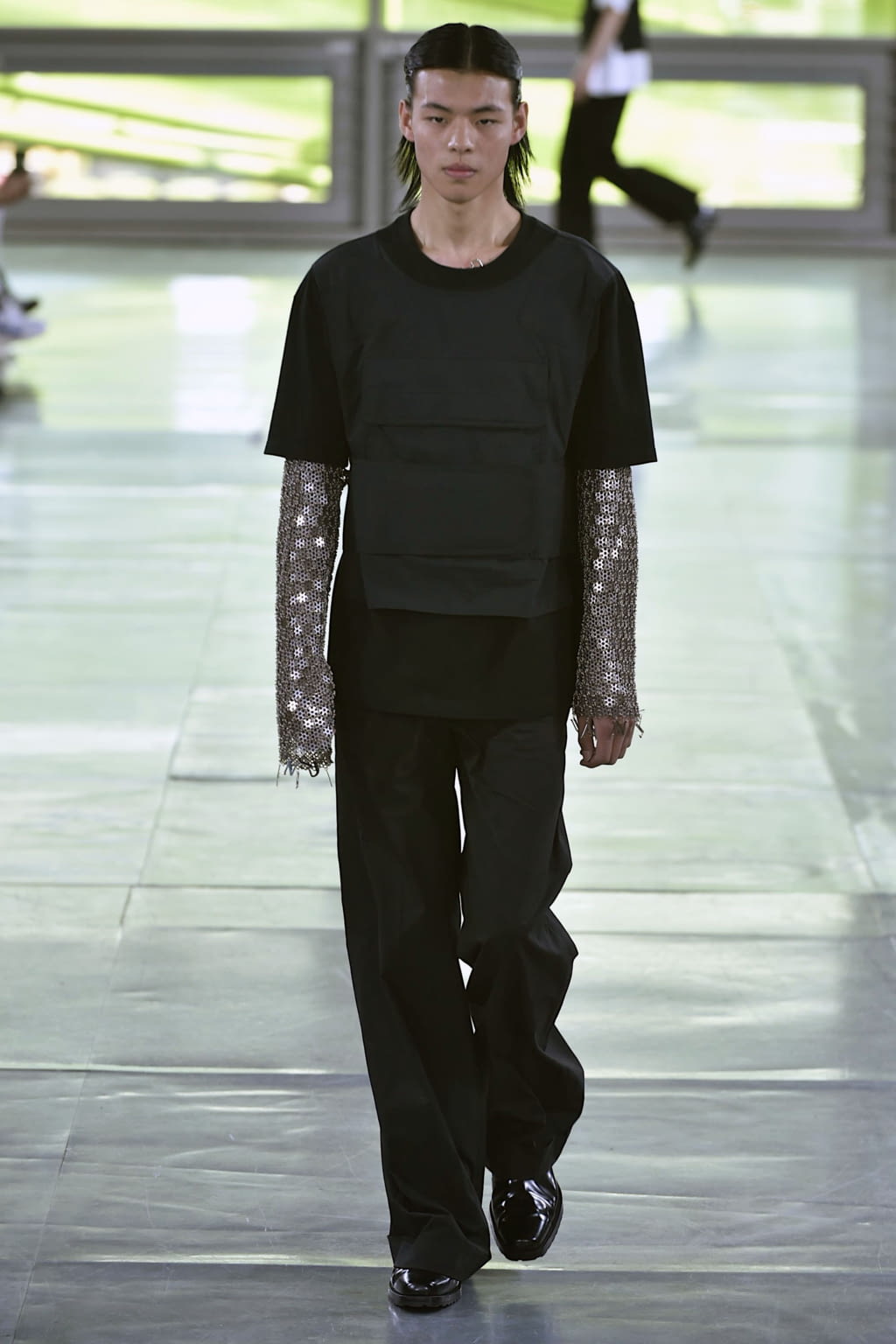 Fashion Week Paris Spring/Summer 2019 look 20 from the Sankuanz collection 男装