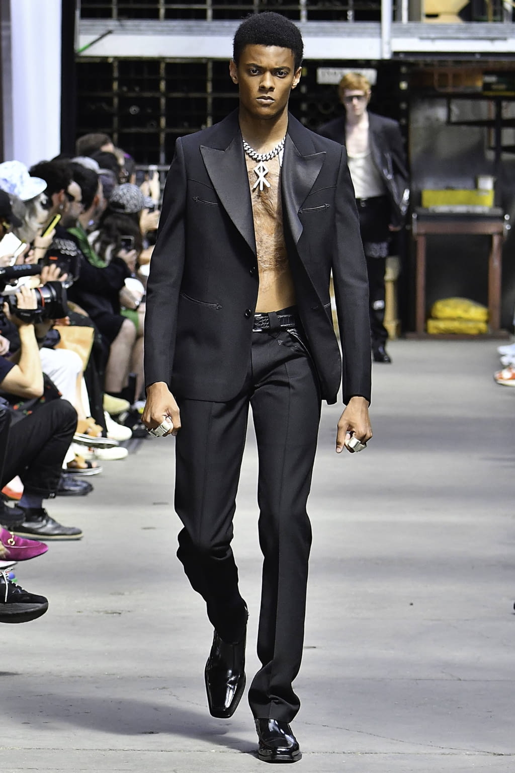 Fashion Week Paris Spring/Summer 2020 look 1 from the Sankuanz collection menswear