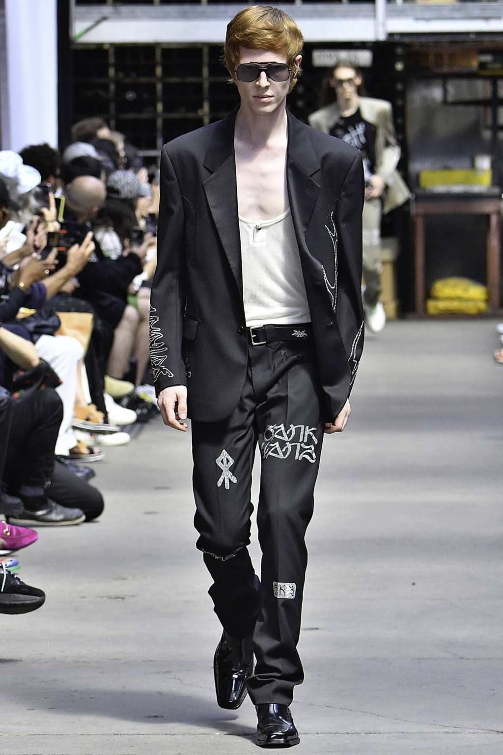 Fashion Week Paris Spring/Summer 2020 look 2 from the Sankuanz collection menswear
