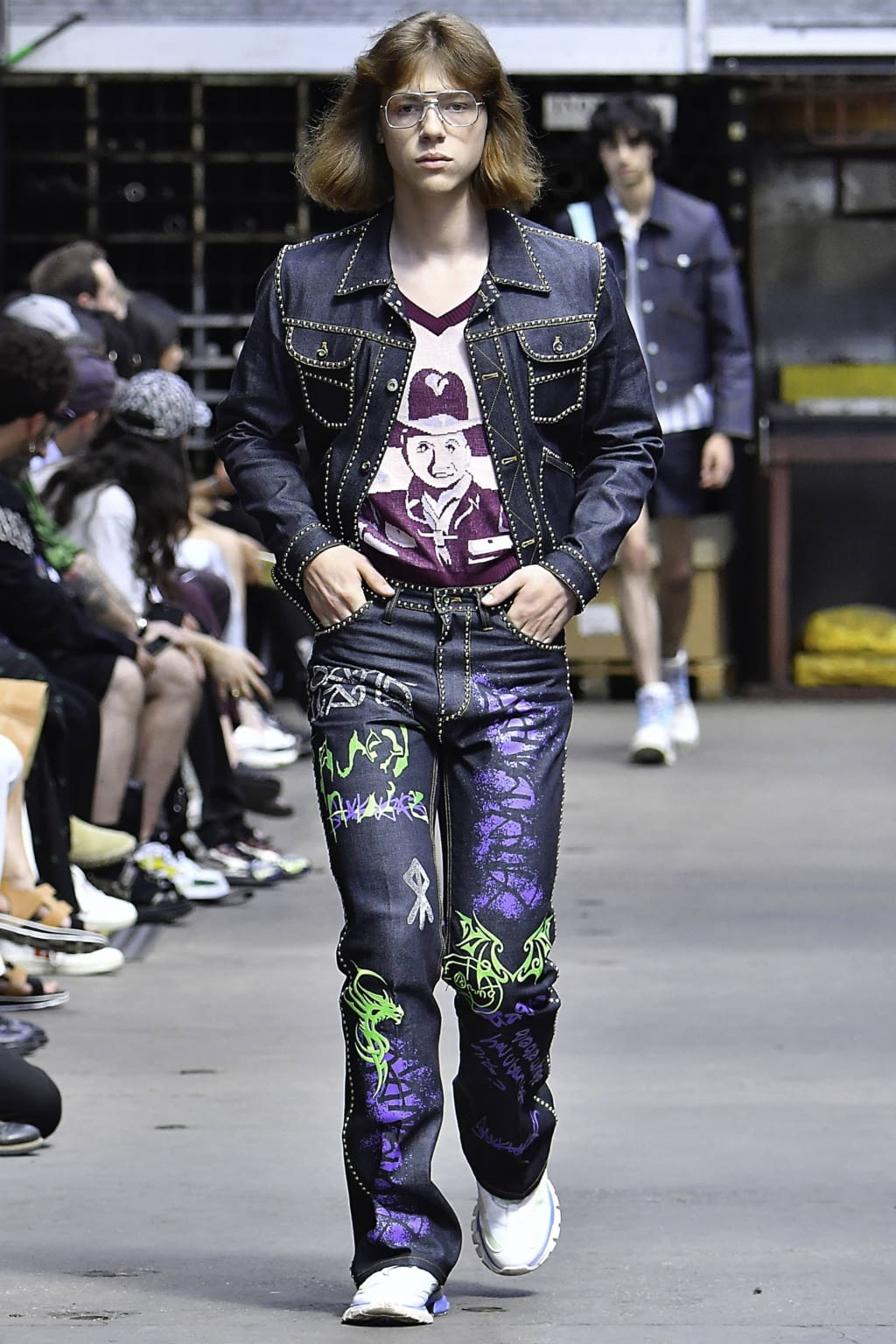 Fashion Week Paris Spring/Summer 2020 look 10 from the Sankuanz collection 男装