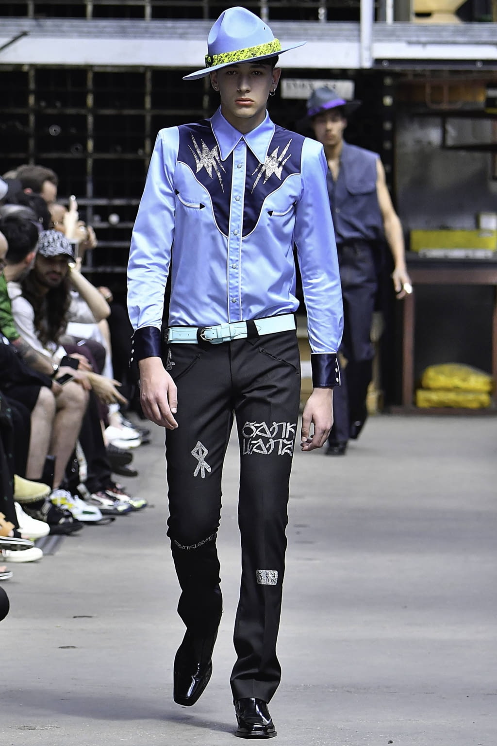 Fashion Week Paris Spring/Summer 2020 look 12 from the Sankuanz collection menswear
