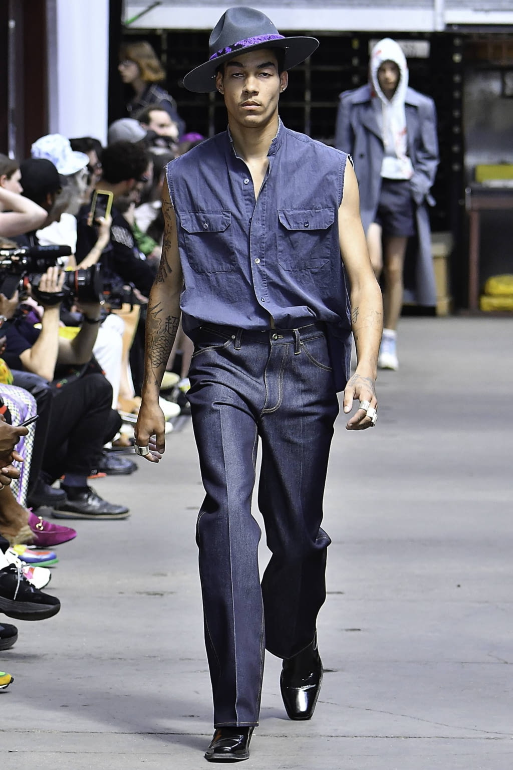 Fashion Week Paris Spring/Summer 2020 look 13 from the Sankuanz collection menswear