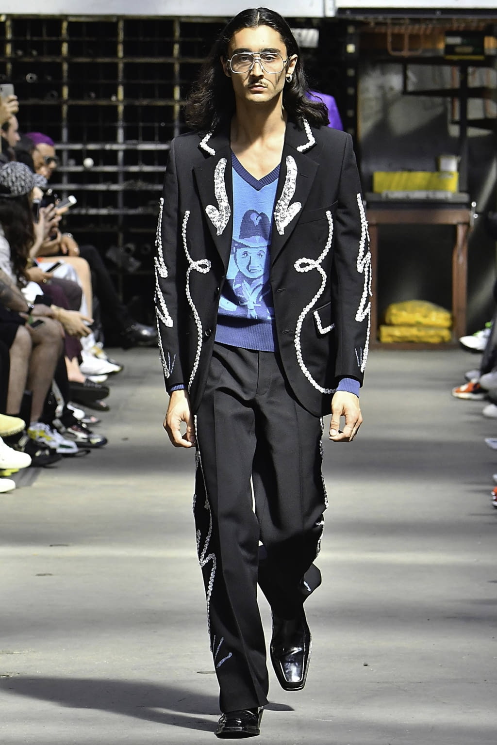 Fashion Week Paris Spring/Summer 2020 look 28 from the Sankuanz collection menswear
