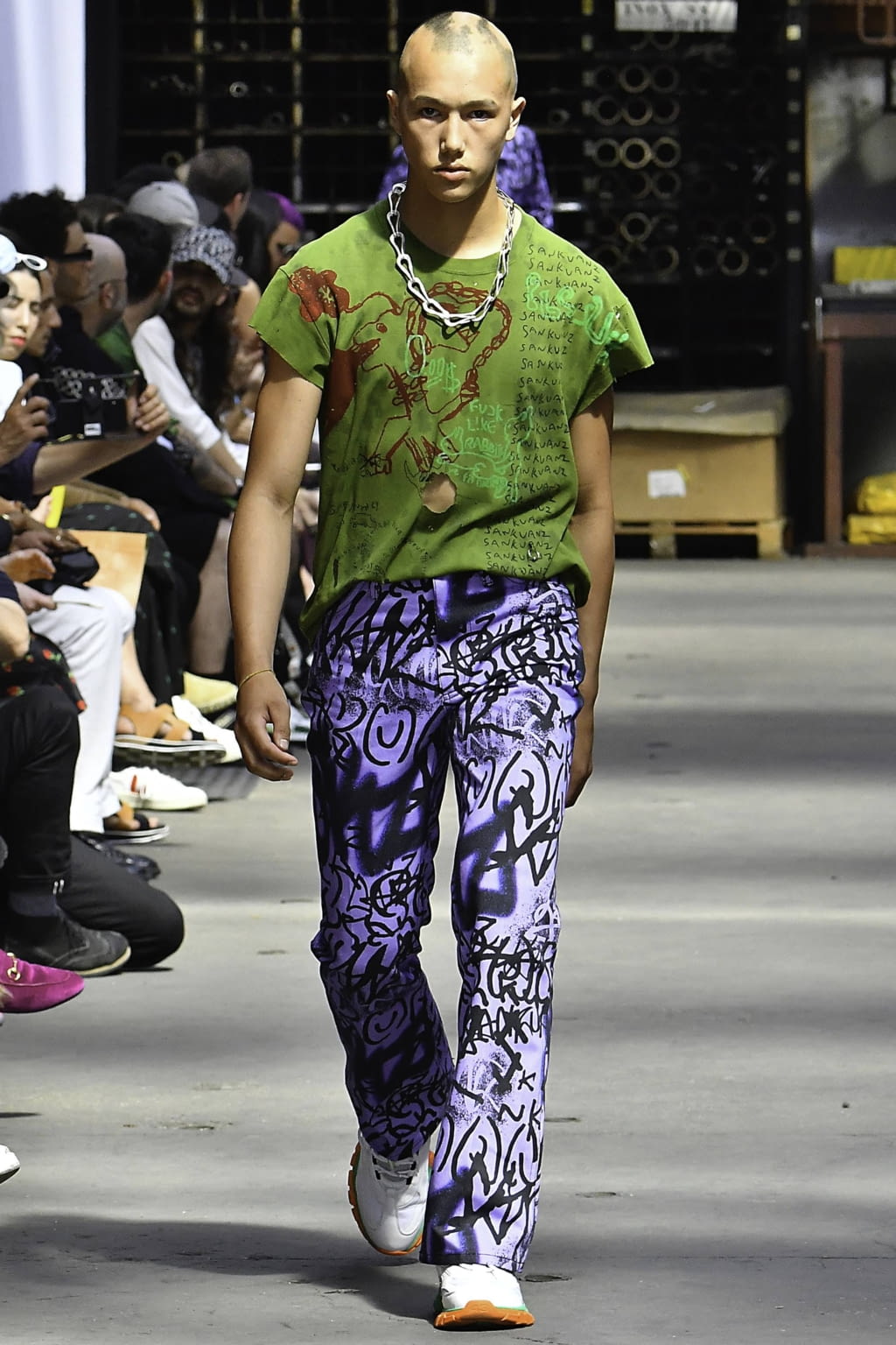 Fashion Week Paris Spring/Summer 2020 look 34 from the Sankuanz collection 男装