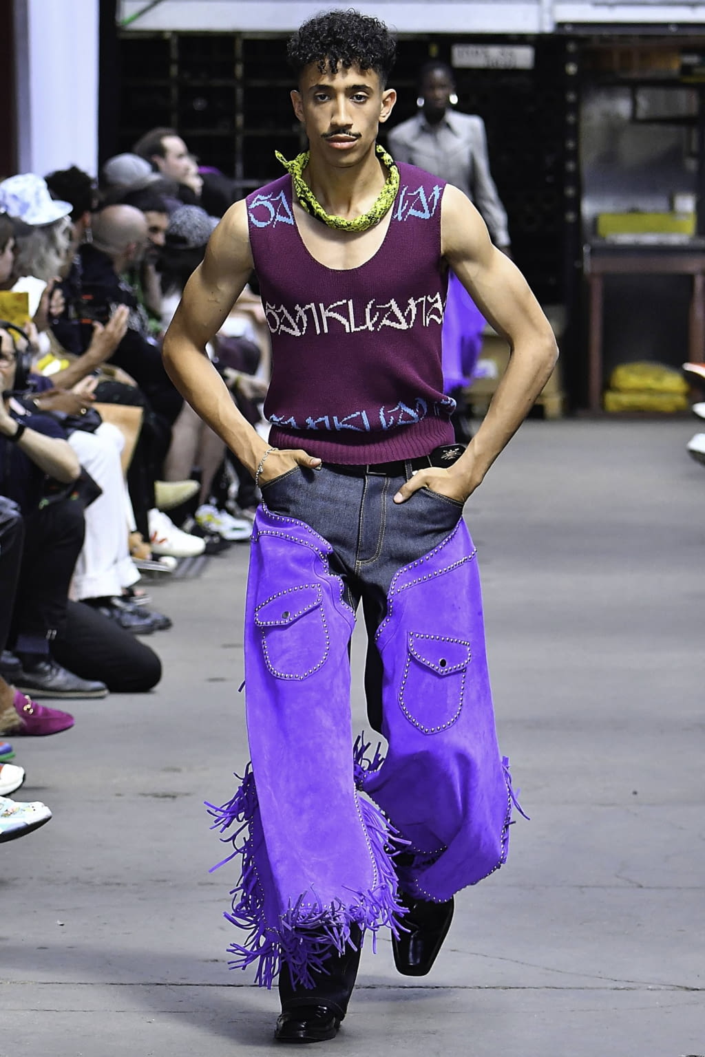 Fashion Week Paris Spring/Summer 2020 look 44 from the Sankuanz collection 男装