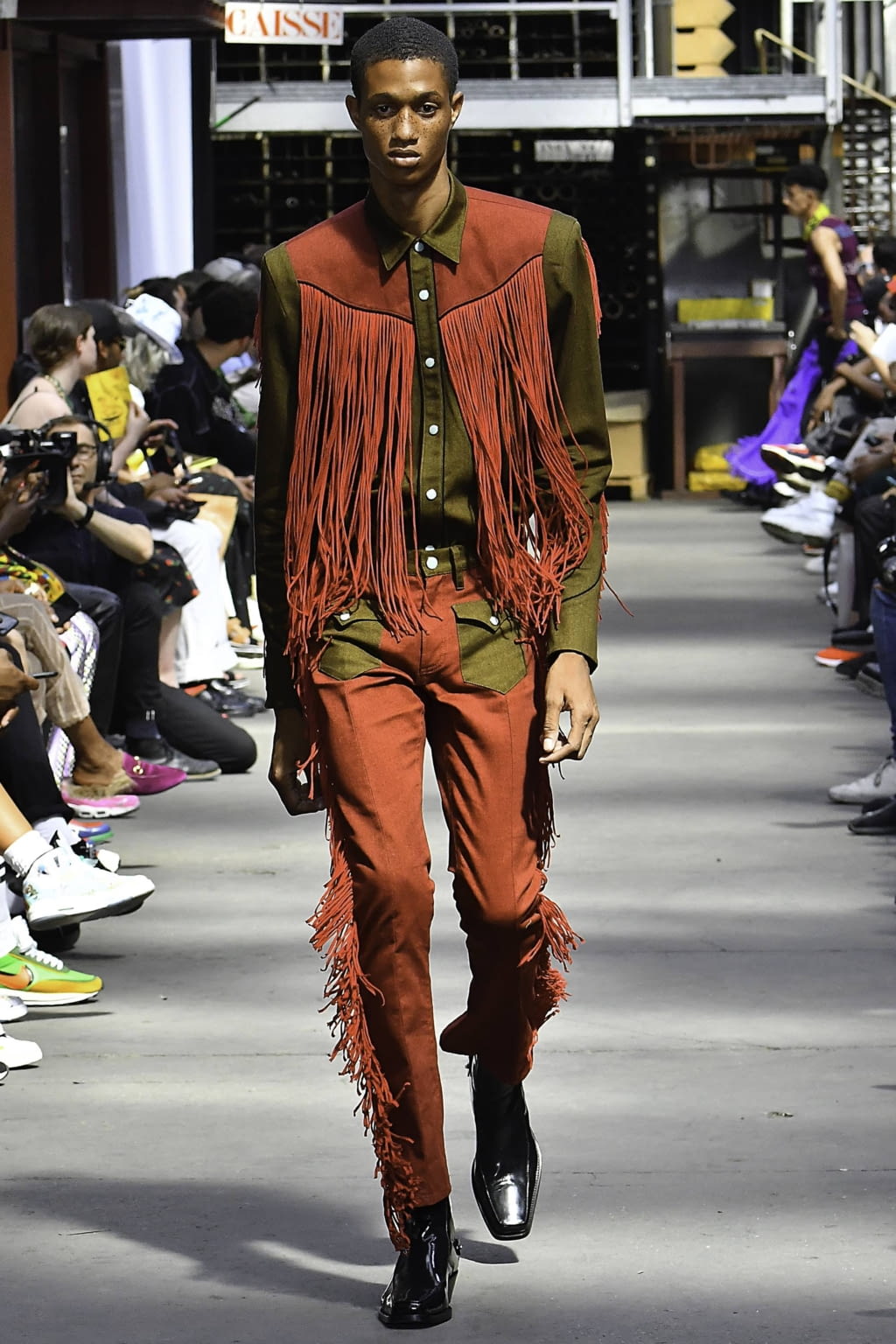 Fashion Week Paris Spring/Summer 2020 look 46 from the Sankuanz collection 男装
