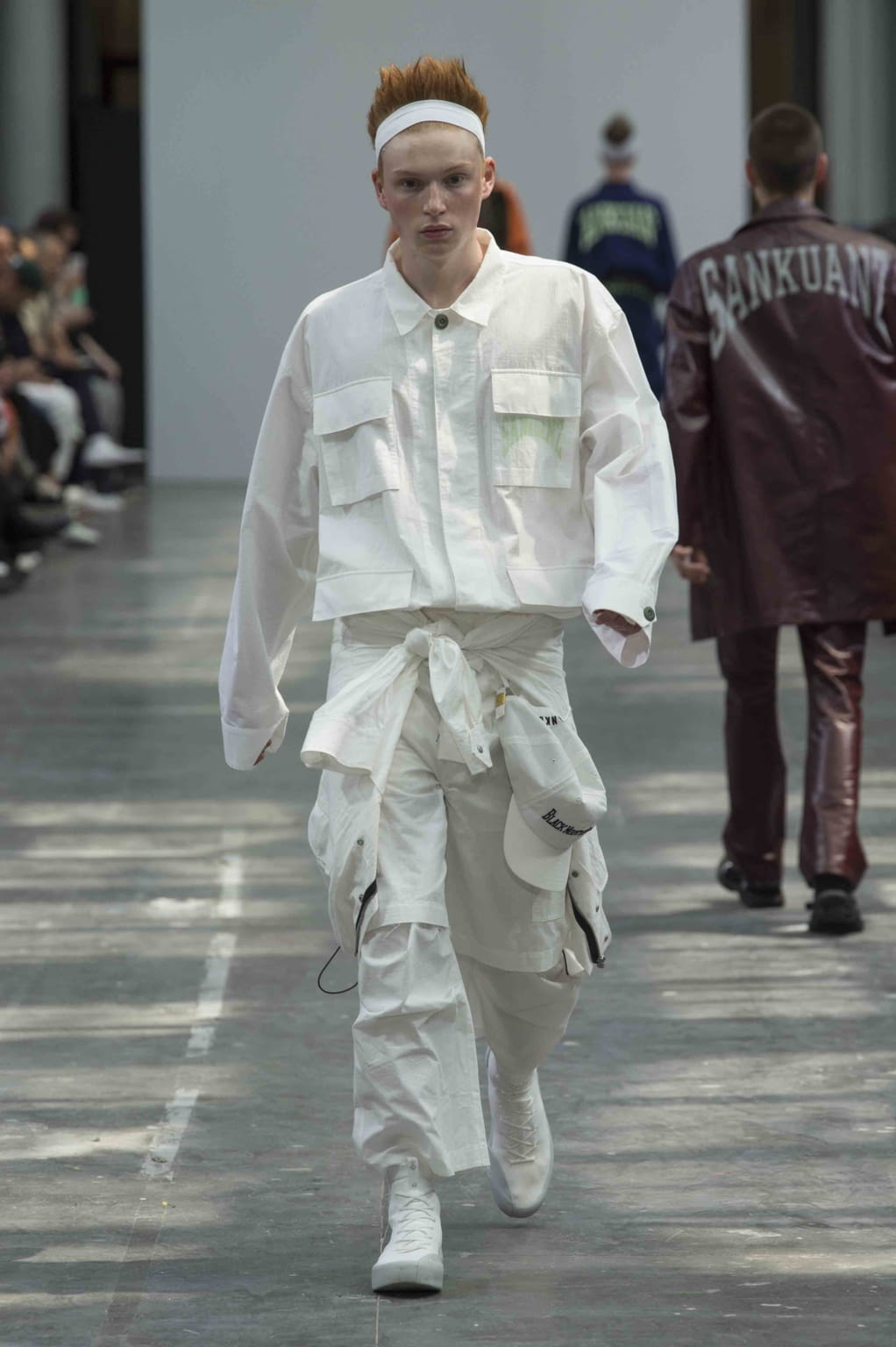 Fashion Week Paris Spring/Summer 2018 look 12 from the Sankuanz collection menswear