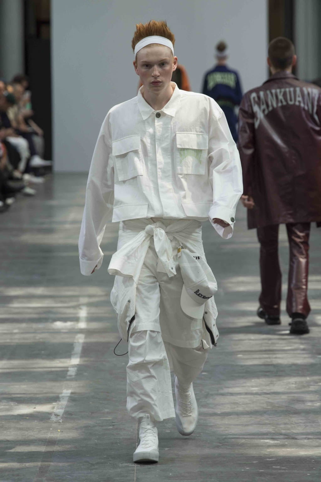 Fashion Week Paris Spring/Summer 2018 look 12 de la collection Sankuanz menswear