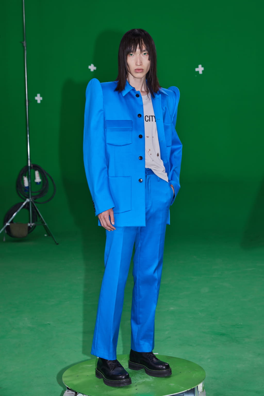 Fashion Week Paris Spring/Summer 2021 look 8 from the Sankuanz collection menswear