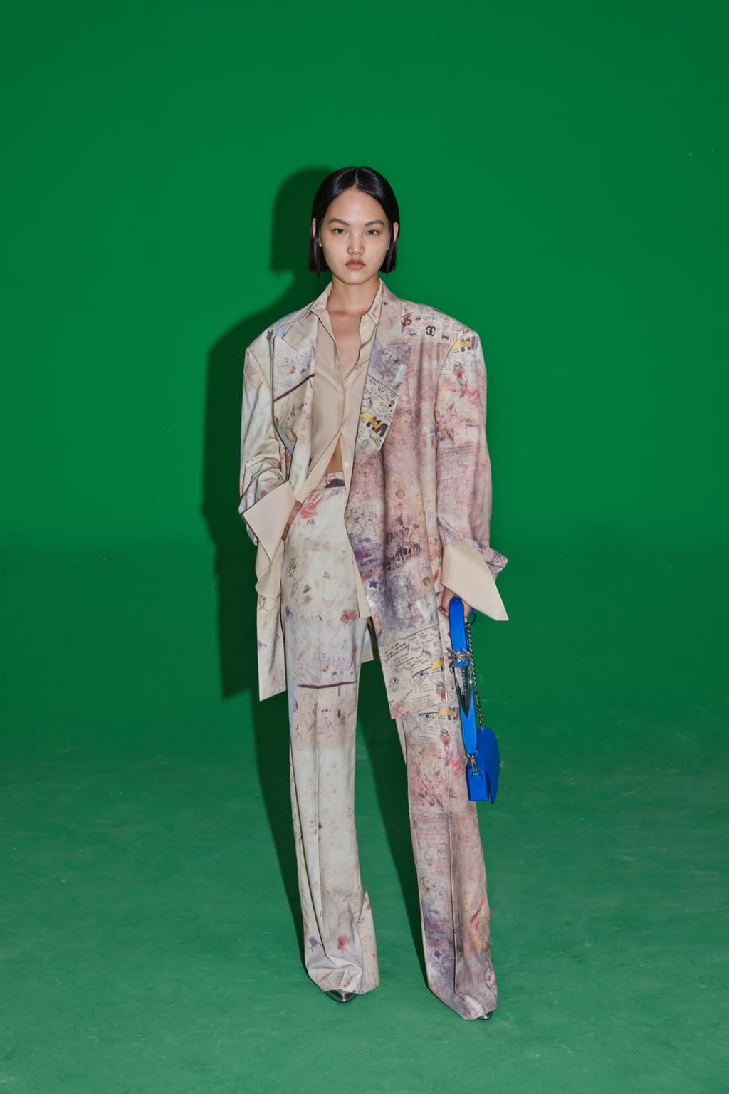 Fashion Week Paris Spring/Summer 2021 look 11 from the Sankuanz collection 男装