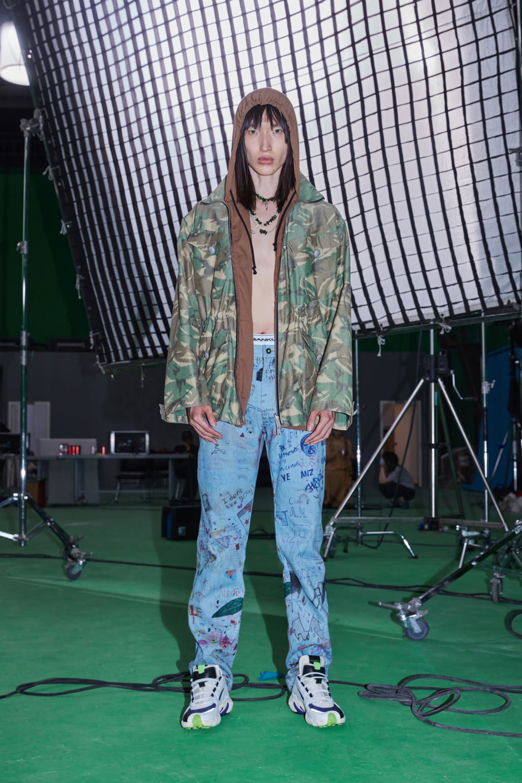 Fashion Week Paris Spring/Summer 2021 look 12 from the Sankuanz collection menswear