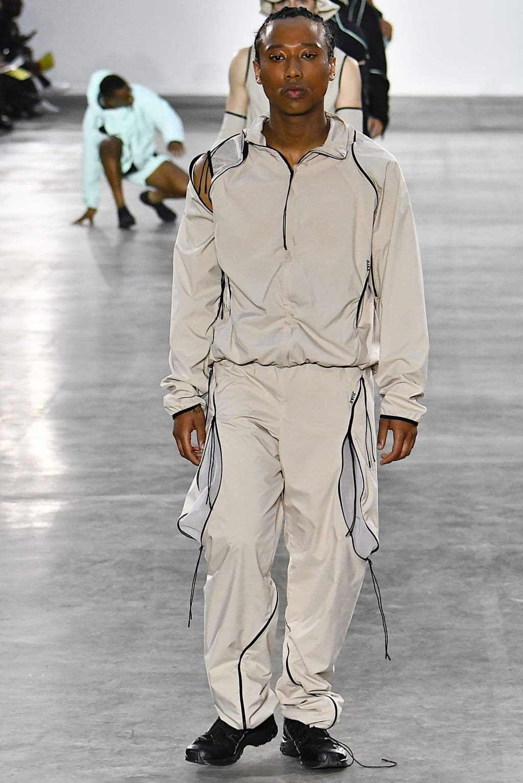 Fashion Week London Spring/Summer 2020 look 4 from the Fashion East collection 男装