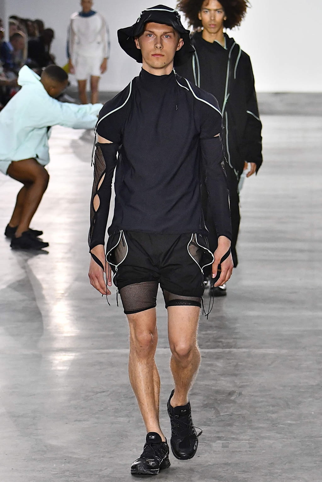 Fashion Week London Spring/Summer 2020 look 6 from the Fashion East collection 男装