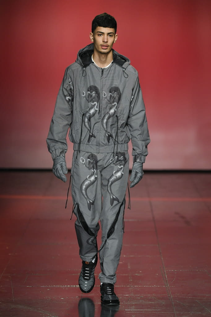 Fashion Week London Fall/Winter 2022 look 14 from the Saul Nash collection menswear