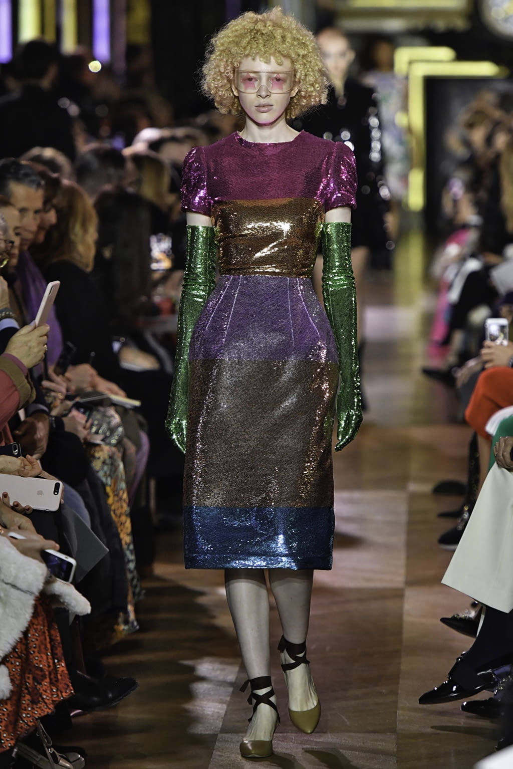 Fashion Week Paris Spring/Summer 2019 look 19 from the Schiaparelli collection 高级定制