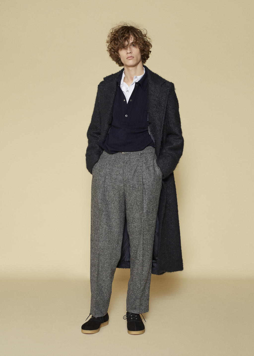Fashion Week London Fall/Winter 2017 look 9 from the E. Tautz collection 男装