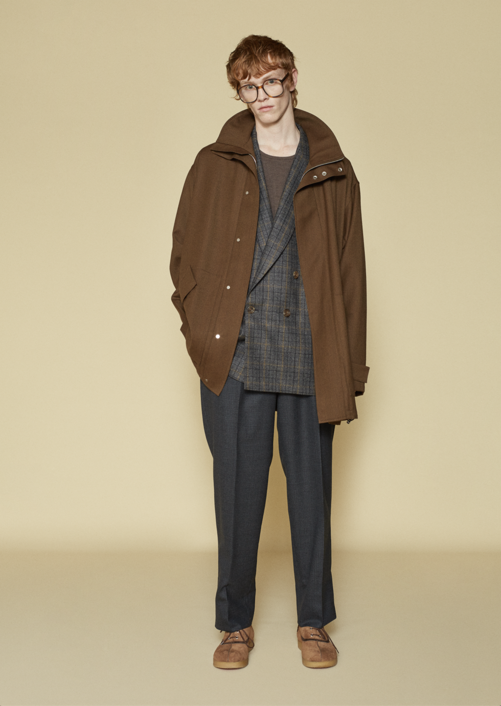 Fashion Week London Fall/Winter 2017 look 14 from the E. Tautz collection 男装